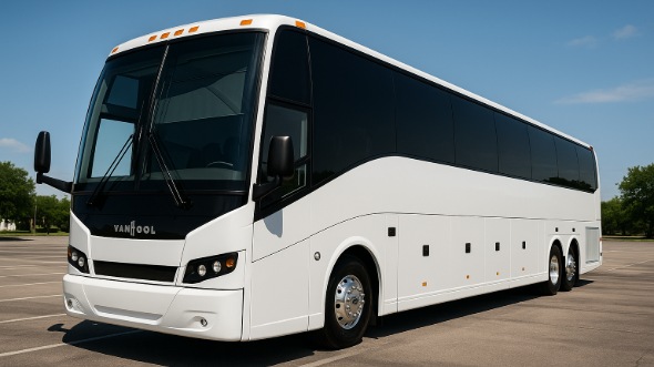 Exterior of Waterbury Party Bus Company's 40 Passenger Party Bus in Danbury