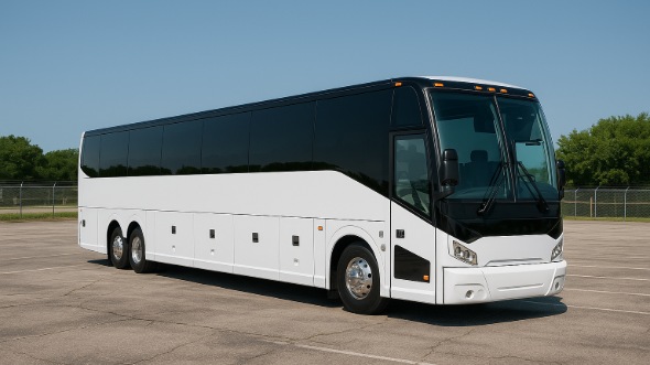 Exterior of Waterbury Party Bus Company's 40 Passenger Party Bus in West Haven