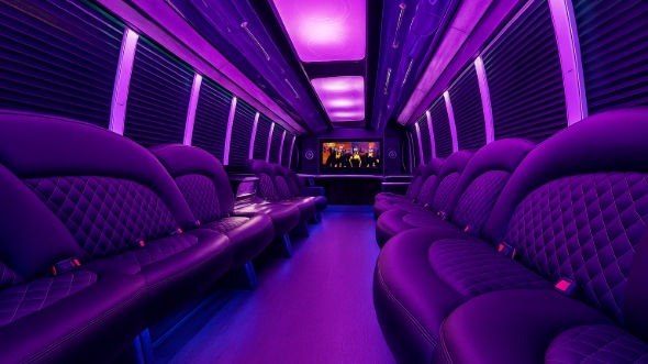 waterbury 28 passenger party bus rental